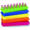 80-Well Microtube Rack Assorted Colors, 5/PK