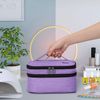 Luxja Storage Case, Storage, Organize, and Carry, light purple