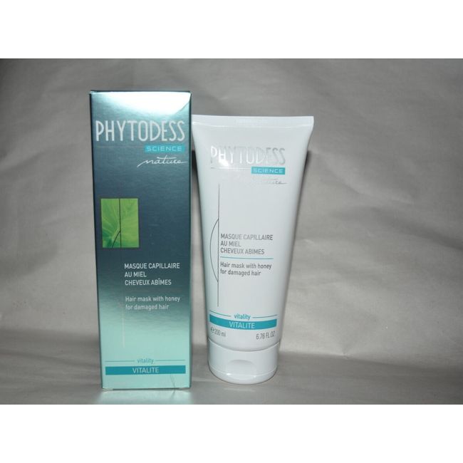 NIB Phytodess Hair Mask with honey for damaged hair 6.76 oz