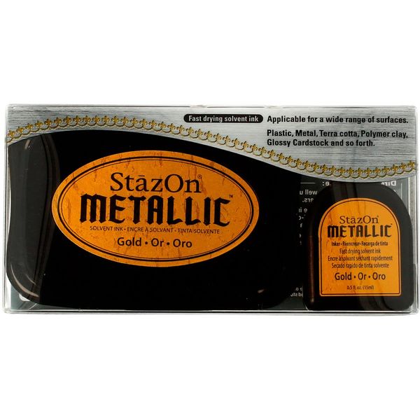 Tsukineko Stazon Ink Pad, Gold