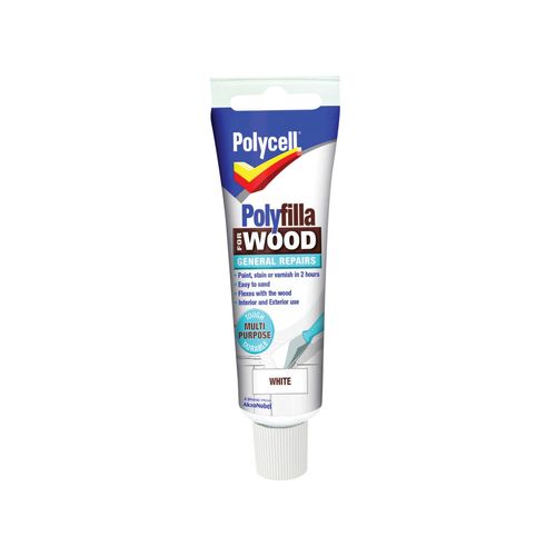 Polycell PLCWGRW75 Wood Filler Polyfilla Interior Exterior Use Tough Durable Repaintable