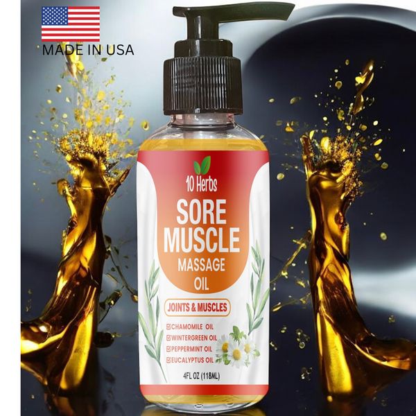 Sore Muscle Massage Oil