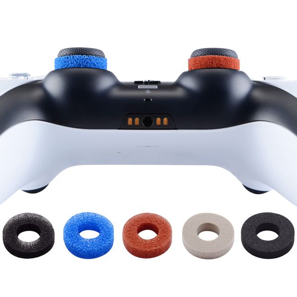 5 Pairs Aim Assist Target Motion Control Precision Rings for PlayVital PS5 Controller, Supports PS4 Controller, Compatible with Xbox Series X/S Controller, Compatible with Xbox One Controller,