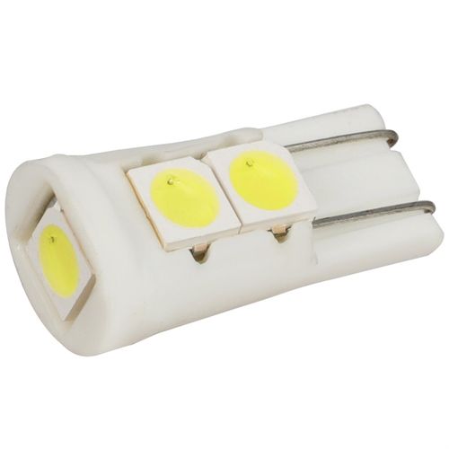cciyu 10x T10 5-SMD White LED Bulb 12V-120MA-100LM Dashboard Gauge Light Speedometer Odometer Tachometer Instrument Cluster Dash Panel Lights T10, 194, 168, 921, 147, 152, 158, 159, 161, 175, 192