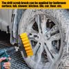 3 PCS Drill Brush Attachment Set Electric Scrubber Multipurpose Cleaning Kitchen