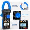 SURLABA Digital Clamp Multimeter, Bluetooth, 6000 Counts, Voltage Current Tester, APP Supported, Auto Range NCV Volt Amp Capacitance Resistance Temperature Continuity Diode Frequency Test