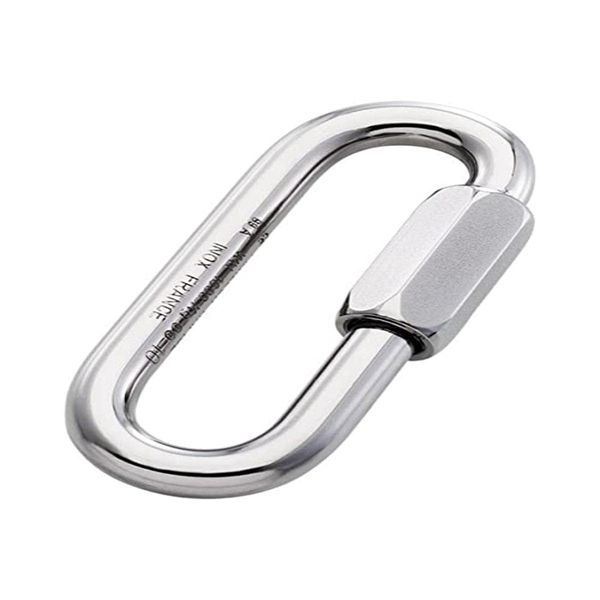 Petzl P15 Go Oval Stahl Quick Link, 7 mm