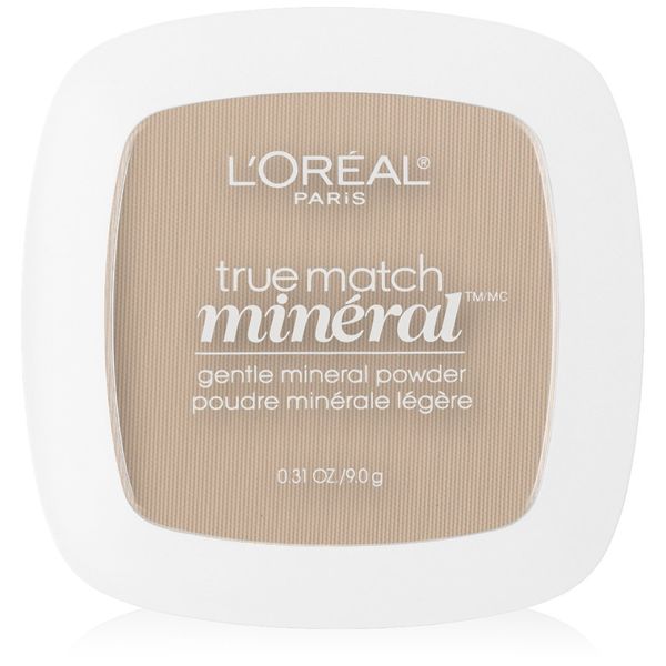L'Oreal Paris True Match Mineral Pressed Powder, Soft Ivory, 0.31 Ounce