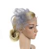 Lurrose Mini Fascinator Hair Clips with Feather Flower Feather Barrettes Hair Snap Hair Pins for Women