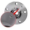 ATEC Germany 2 x Rear Wheel Hub Wheel Bearing Kit with ABS Sensor