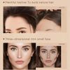 Hairline Powder Hair Root Touch Up, Instantly Conceals Hair Loss And Fills In Receding Hairlines Forehead Side Hair Filler Sweatproof Hairline Finishing Stick For Women Men (Medium Brown & Brown)