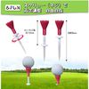 Golf Tee, Screw Tee, Stepped Long & Middle Tee, Classic Tee & FUN (Red)