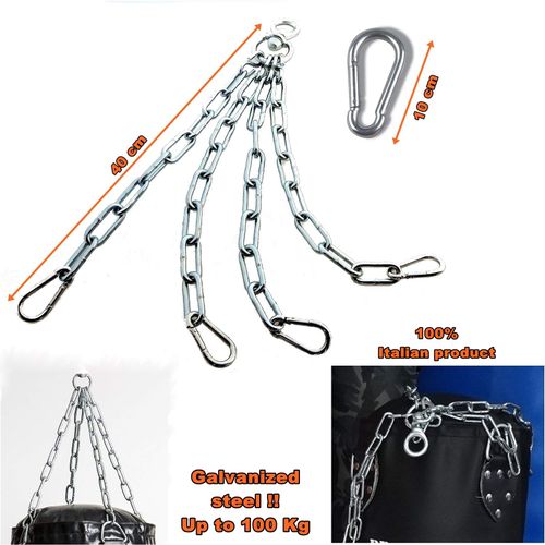 Boxing Bag Chain Complete with Steel Carabiner Muay Thai MMA Training