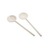 GUZZINI 095801156-CN Salad Server, TIFFANY Milk White