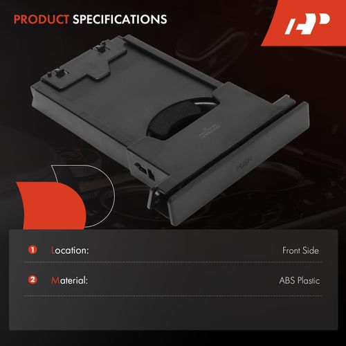 A-Premium Cup Holder Compatible with Toyota Land Cruiser 1995-1997 & Lexus Lx450 1996-1997, Front, Replace# 5562060010
