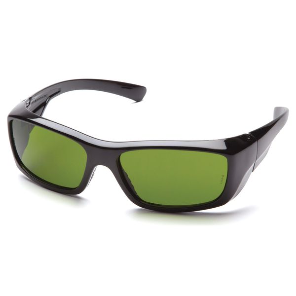 Pyramex Safety Shade 3.0 Safety Glasses, Scratch-Resistant, Black Frame, 3.0 ir Filter Lens (SB7960SF), 5.6 x 1.7 inch