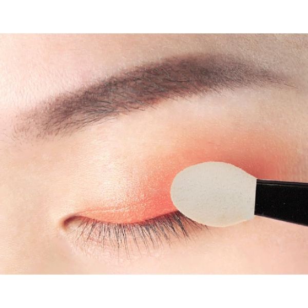 100 Pcs Small Eyeshadow Applicators Eye Shadow Sponge Applicator Sticks Eye Makeup Sponge Tip Make up Applicators Eyeshadow Brushes