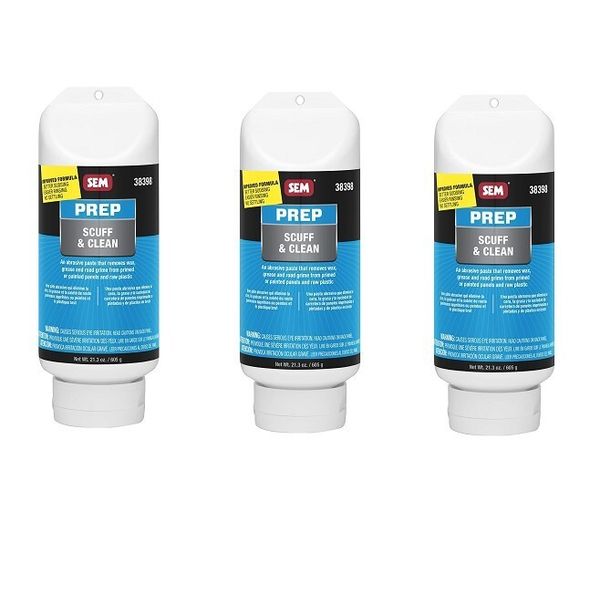 SEM 38398 Scuff & Clean Residue Remover & Adhesion Promoter (3 Pack)