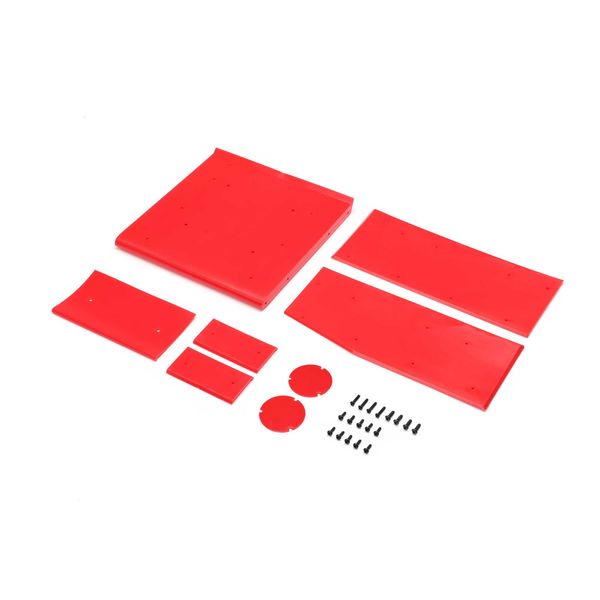 Losi Wing Panel Set Red 22S Sprint LOS-1895