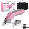 WORKPRO 4V Cordless Shear Cutter with 2PCS Blades Rechargeable Powerful Scissors