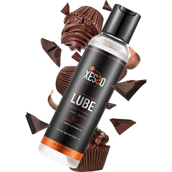 Water Based Flavored Personal Lubricant Sex Cupcake  4 oz XESSO MADE IN USA