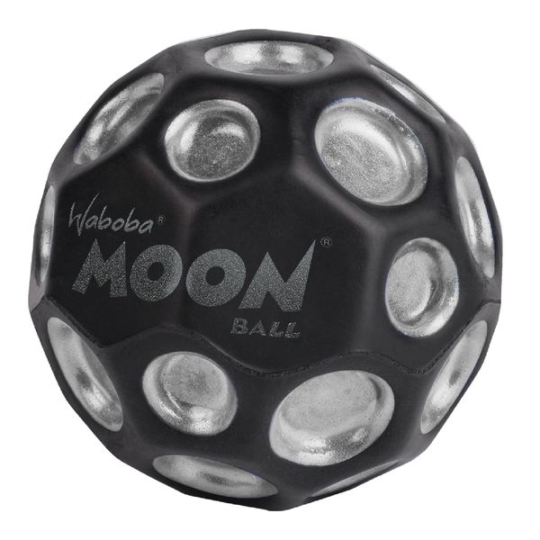 Waboba Moon Ball Dark Side of The Moon Hyper Bouncy Ball - All Ages Extreme Bounce and Fun - Super High Bouncing Ball Perfect for Active Play and Outdoor Games