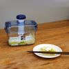 Japanese Pickle Maker, Tsukemono Maker, BPA Free, Made in Japan, 1.6L, Clear x Blue