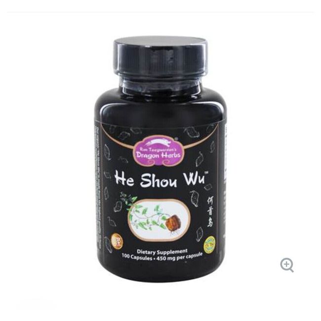 Dragon Herbs He Shou Wu (Grey Hair Formula) - 500 mg - 100 Capsules