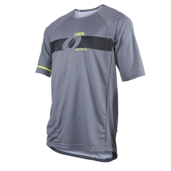 O'NEAL Pin-It MTB Jersey V2 Gray/Yellow, Small