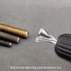 zalati External Chamfer Tool HSS Deburring Tools with Hex Shank for Drill Bit Eliminate Damaged Extractor Fits Bolts - Silver