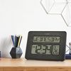 La Crosse Technology 513-1419C Atomic Digital Wall Clock with Calendar and Indoor Temperature