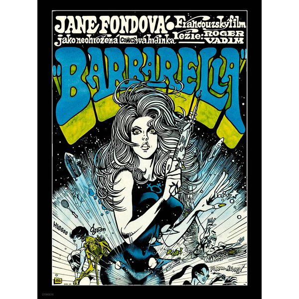 Barbarella Poster Art Print 30x40cm