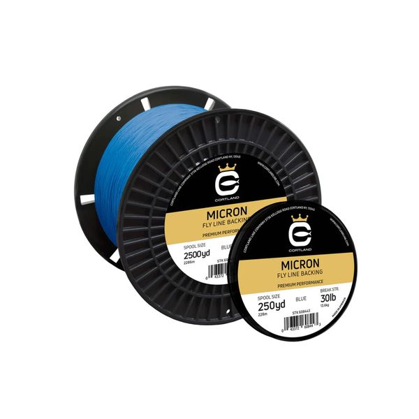 Cortland Micron Fly Line Backing (Blue, 20 lbs. - 100 yds.)