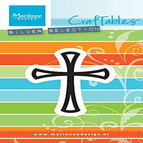 Marianne Design Craftables Graceful Cross Die, Grey