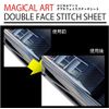 HASEPRO Magical Art Double Face Stitch Sheet, Red