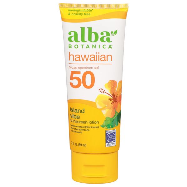 Alba Botanica Hawaiian Green Tea Sonnencreme LSF45, 113 g