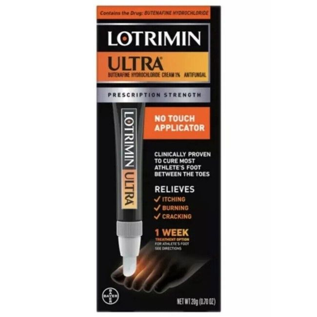 Lotrimin Ultra Athlete Foot Antifungal Cream With No Touch Applicator Exp: 11/23