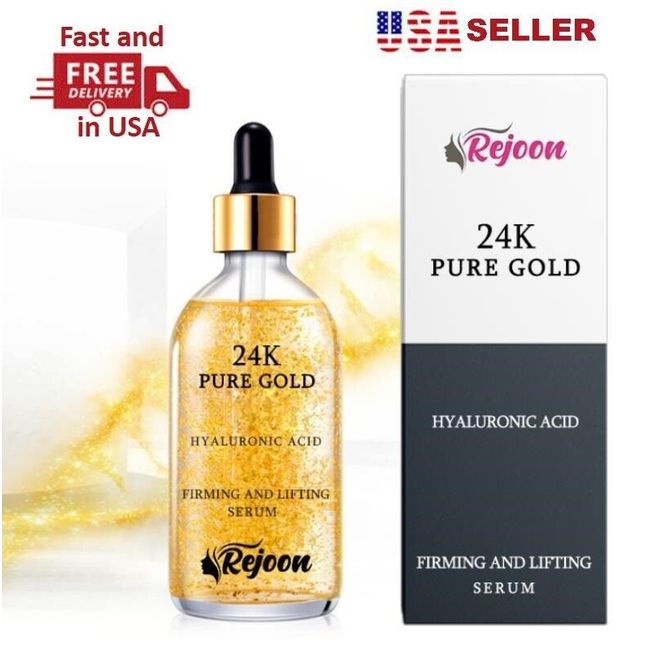 24K Pure Gold Serum, Anti-Aging, Anti-Redness, Skin Whitening & Moisturizer 50ml