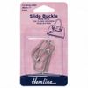 Hemline 25mm Slide Buckles Silver - per Pack of 2