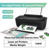 Koala Printable Vinyl Sticker Paper for Inkjet Printer Matte White Waterproof 20