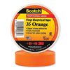 Scotch 35, Orange, 3/4" x 66', Vinyl Coding Electrical Tape, 108696