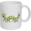 Azeeda 11oz (320ml) 'Happy Caterpillar' Ceramic Mug/Cup (MG00016195)