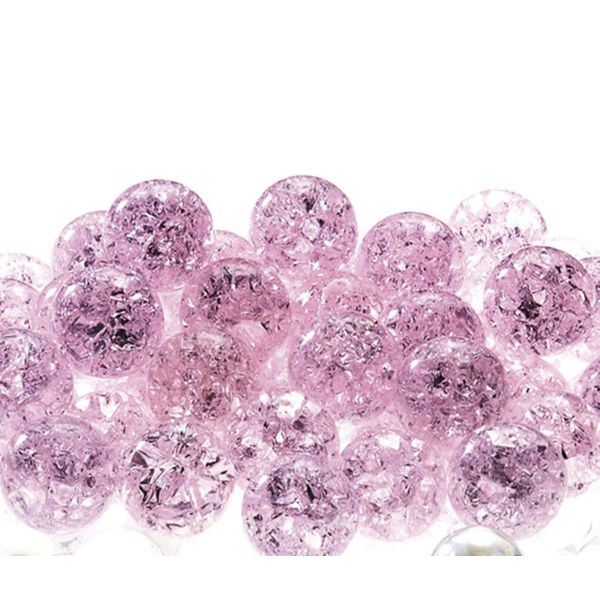 Matsuno Hobby C9047 Glass Marbles, Made in Japan, 0.6 inches (15 mm), Flash, Pink, 1 Bag (100 Pieces)