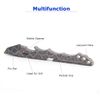 Hamans Titanium Pry Bar EDC Multi Tool with Bottle Opener Box Opener Clip Function (Multicolor)
