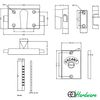 Toilet Indicator Bolt Vacant/Engaged Polished Chrome