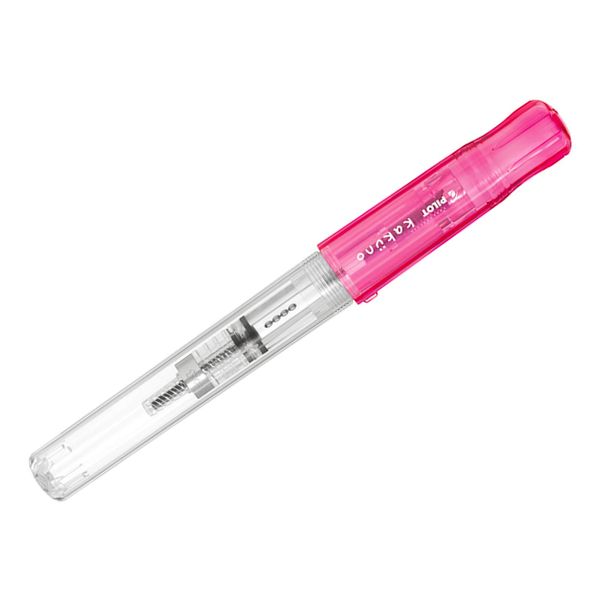 Pilot Kakuno Limited Fountain Pen, Transparent Pink, F (Fine Point)