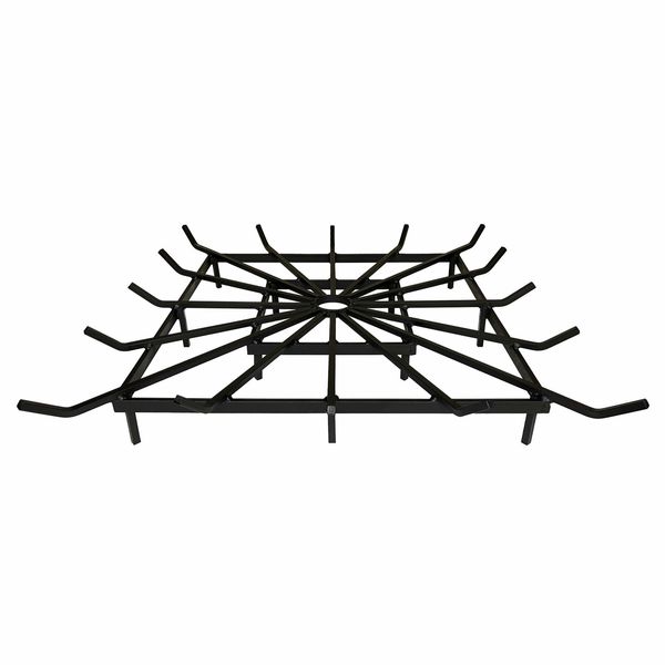 36 x 36 Inch Square Wheel Fire Pit Grate