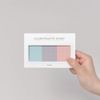 Monolike Color Palette Sticky Grid 300 C Set 4p - 30 Sheets Per Design, Sticky Notes