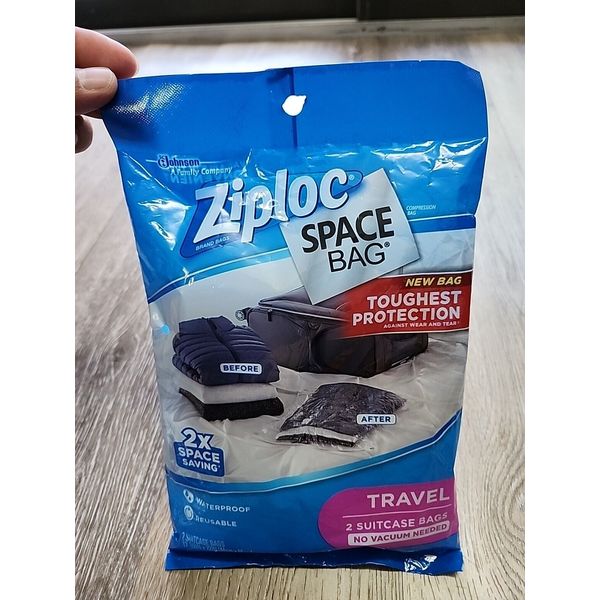 Ziploc Space Bag Clothes Vacuum Sealer Storage Bags for Home and Closet