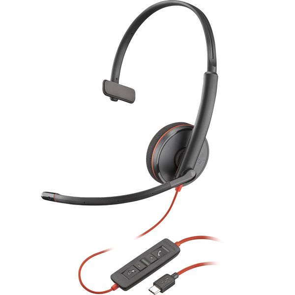 Poly Headset Blackwire C3210 Mono USB-C/A